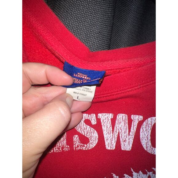 Ugly Christmas Sweater Xmas Sweatshirt Crewneck Size Large Vacation - Picture 2 of 3